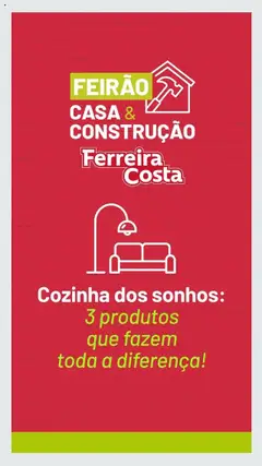 Pré-visualização Ferreira Costa - Ofertas Feirão válida a partir de 21/07/2025