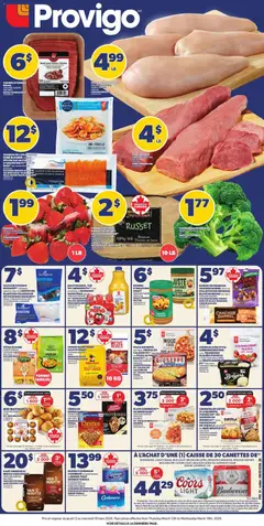 Preview Provigo weekly flyer / circulaire valid from Mar 12, 2026