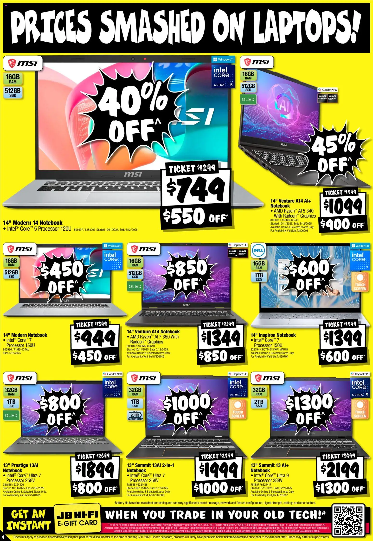 JB Hi-Fi - Black Friday - page 4- valid from 13/11/2025