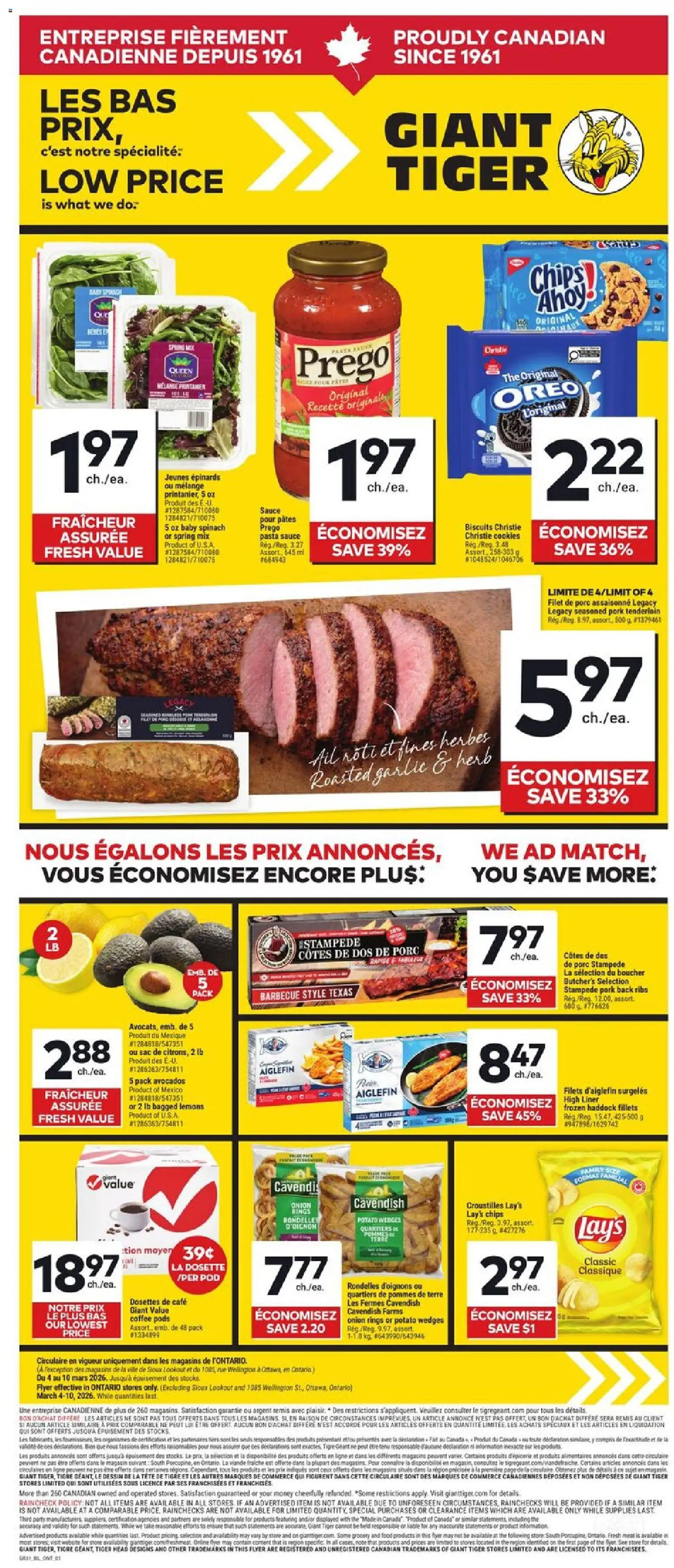 Giant Tiger circulaire - page 1- valid from Mar 4, 2026