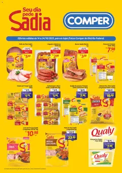Pré-visualização Comper - Ofertas Sadia e Perdigão válida a partir de 14/10/2025