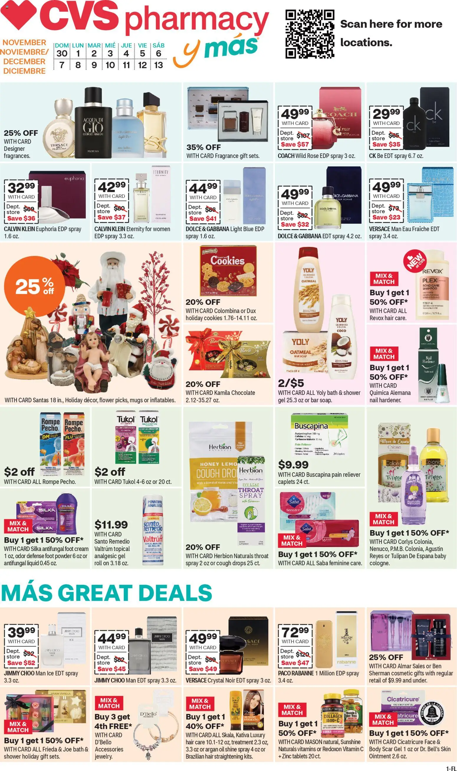 CVS Pharmacy y más - page 1- valid from 11/30/2025