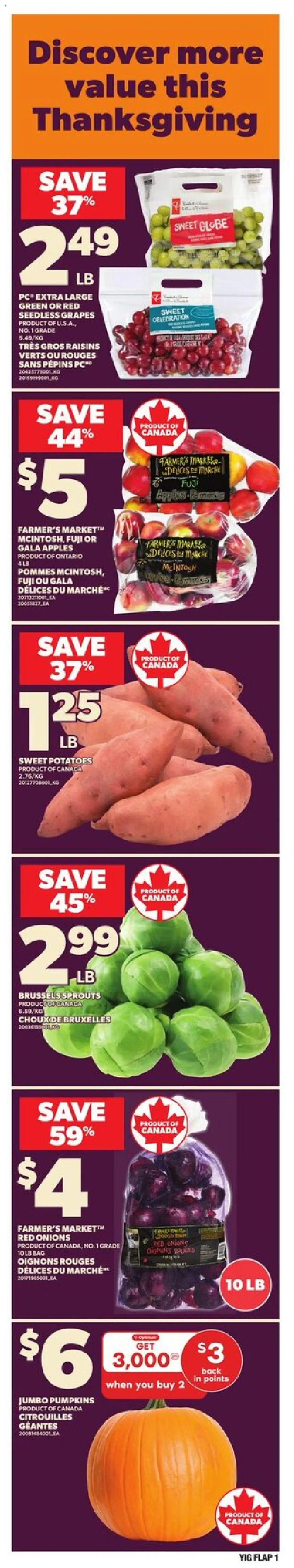 Independent Grocer weekly flyer / circulaire - page 1- valid from Oct 2, 2025
