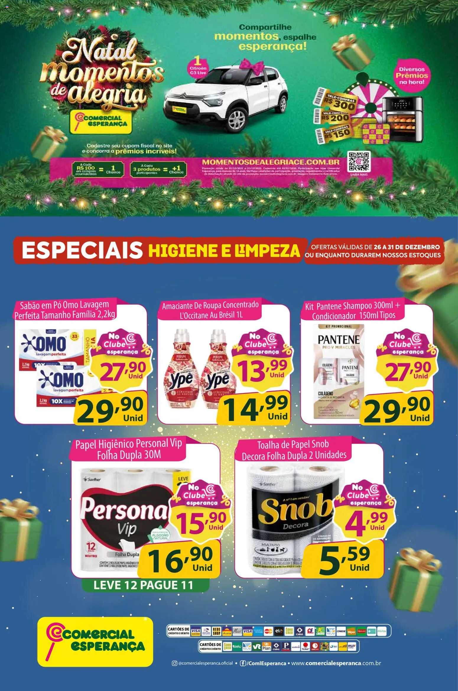 Comercial Esperança - Ofertas Higiene e Limpeza - página 1- válido a partir de 26/12/2025
