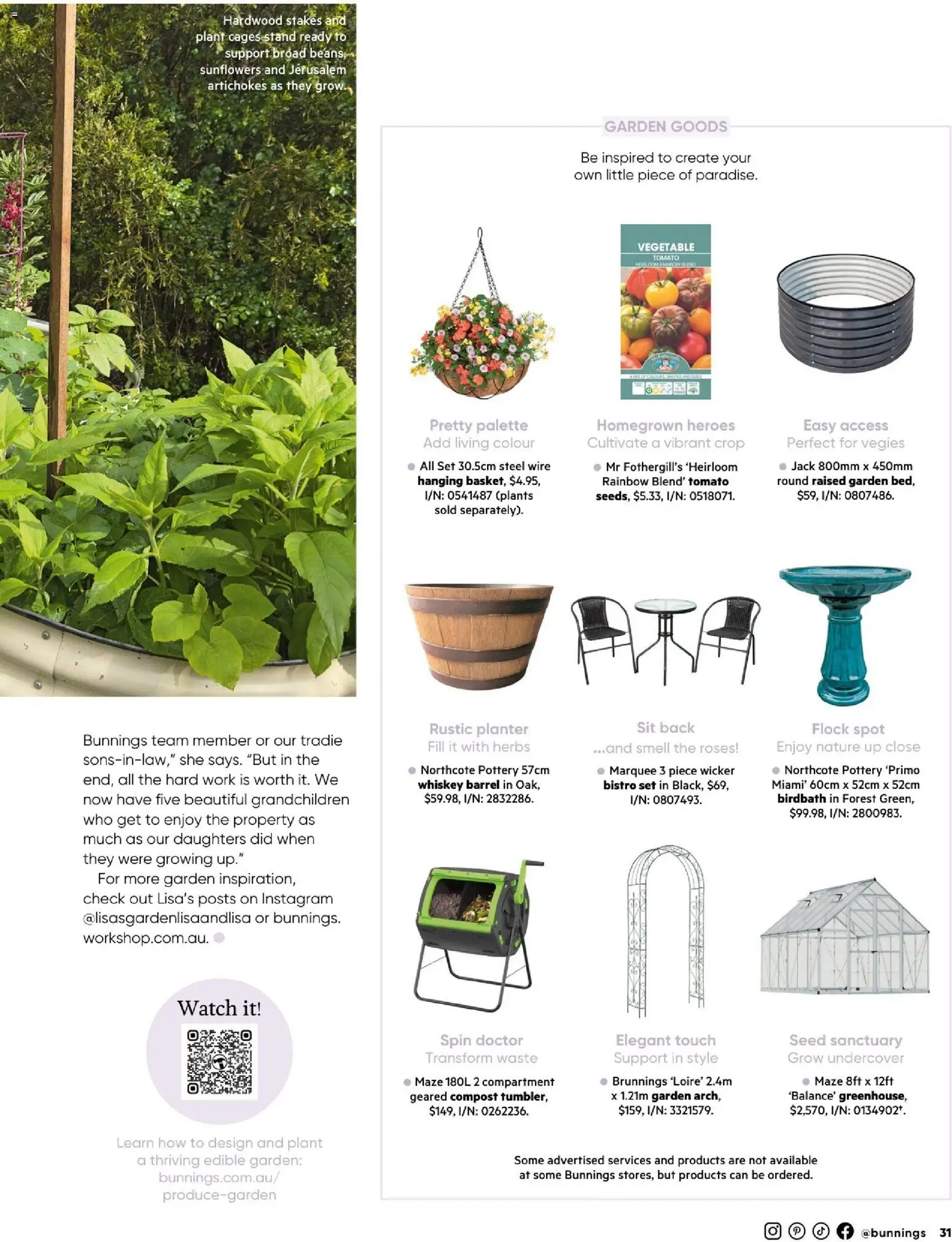 Catalogue Bunnings Warehouse January - page 31- valid from 01/01/2026