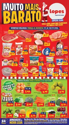 Pré-visualização Lopes Supermercados - Ofertas Muito Mais Barato válida a partir de 11/11/2025