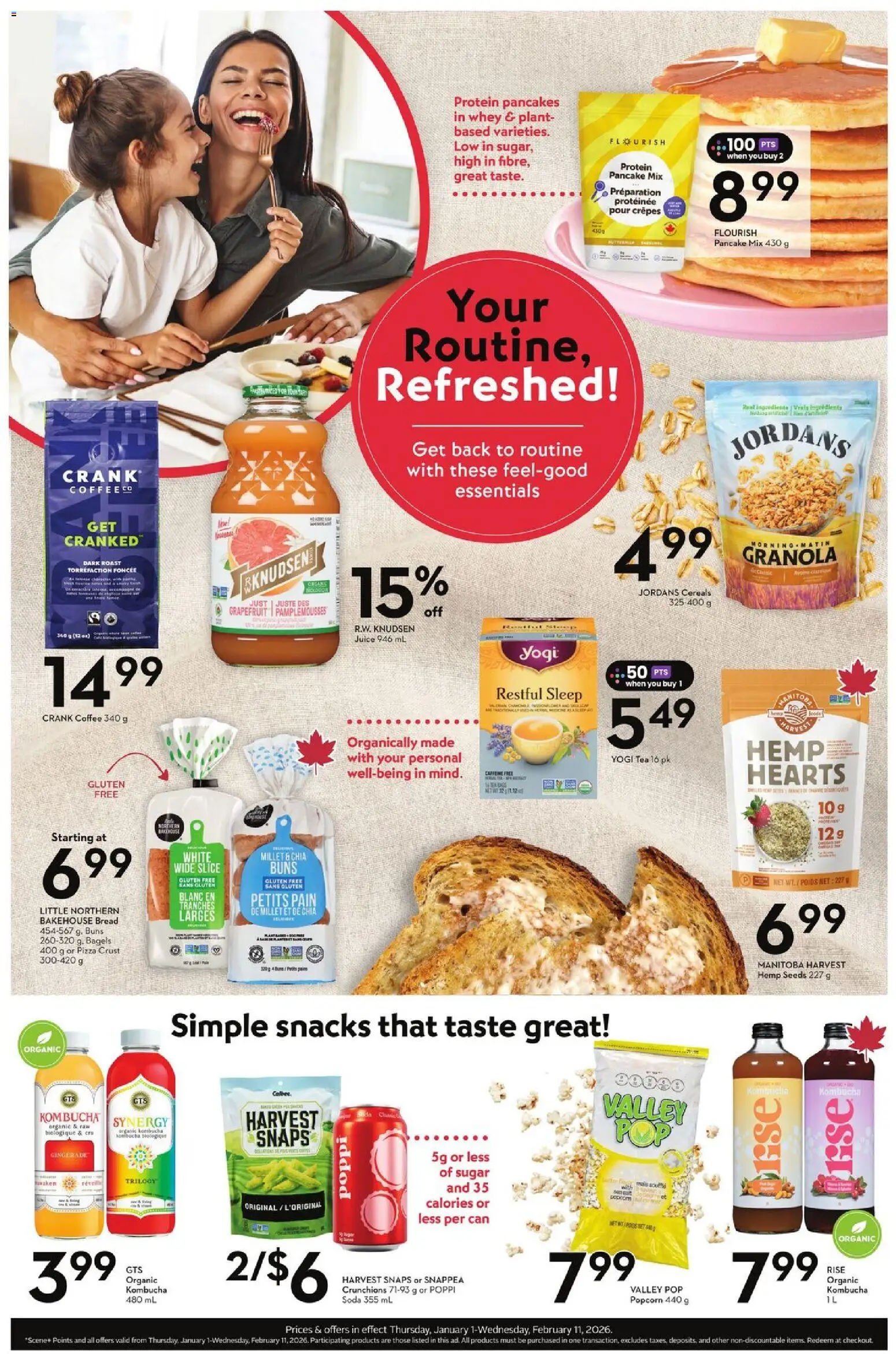 Sobeys - Natural and Wellness Booklet - page 3- valid from Jan 1, 2026