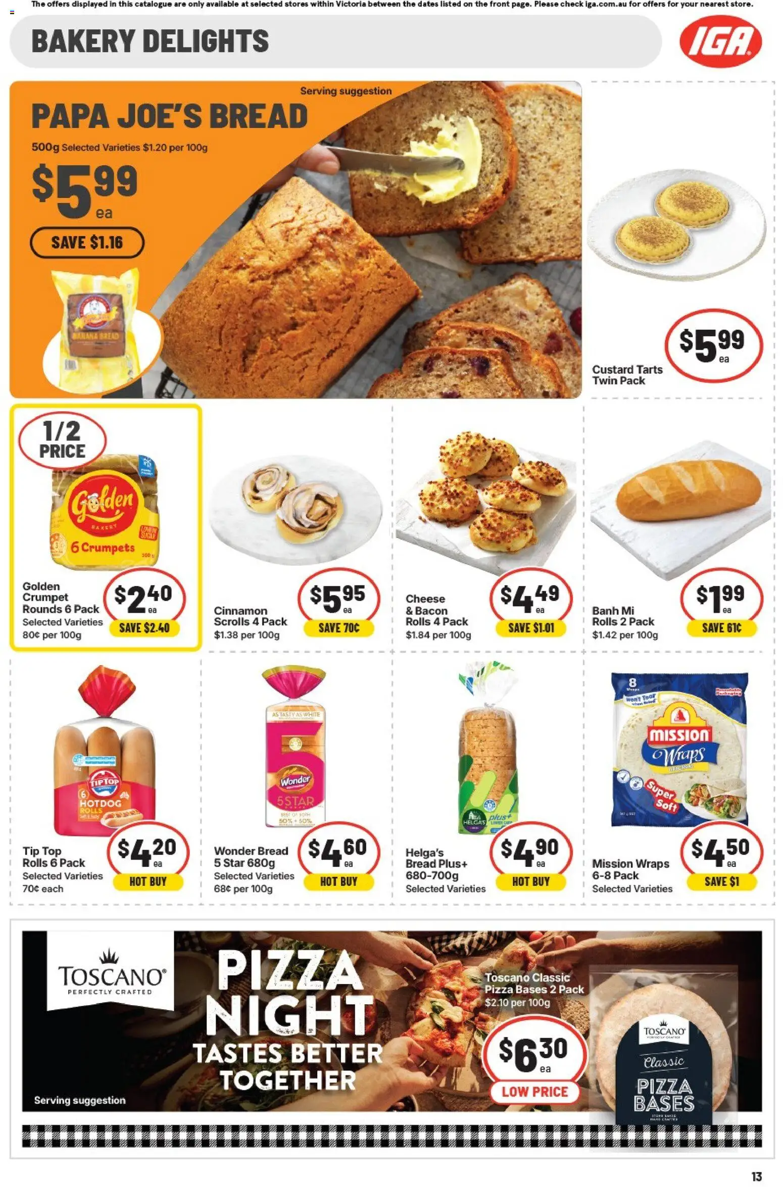 IGA catalogue  - page 13- valid from 22/04/2026