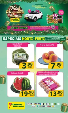 Pré-visualização Comercial Esperança - Ofertas Hortifruti válida a partir de 27/12/2025