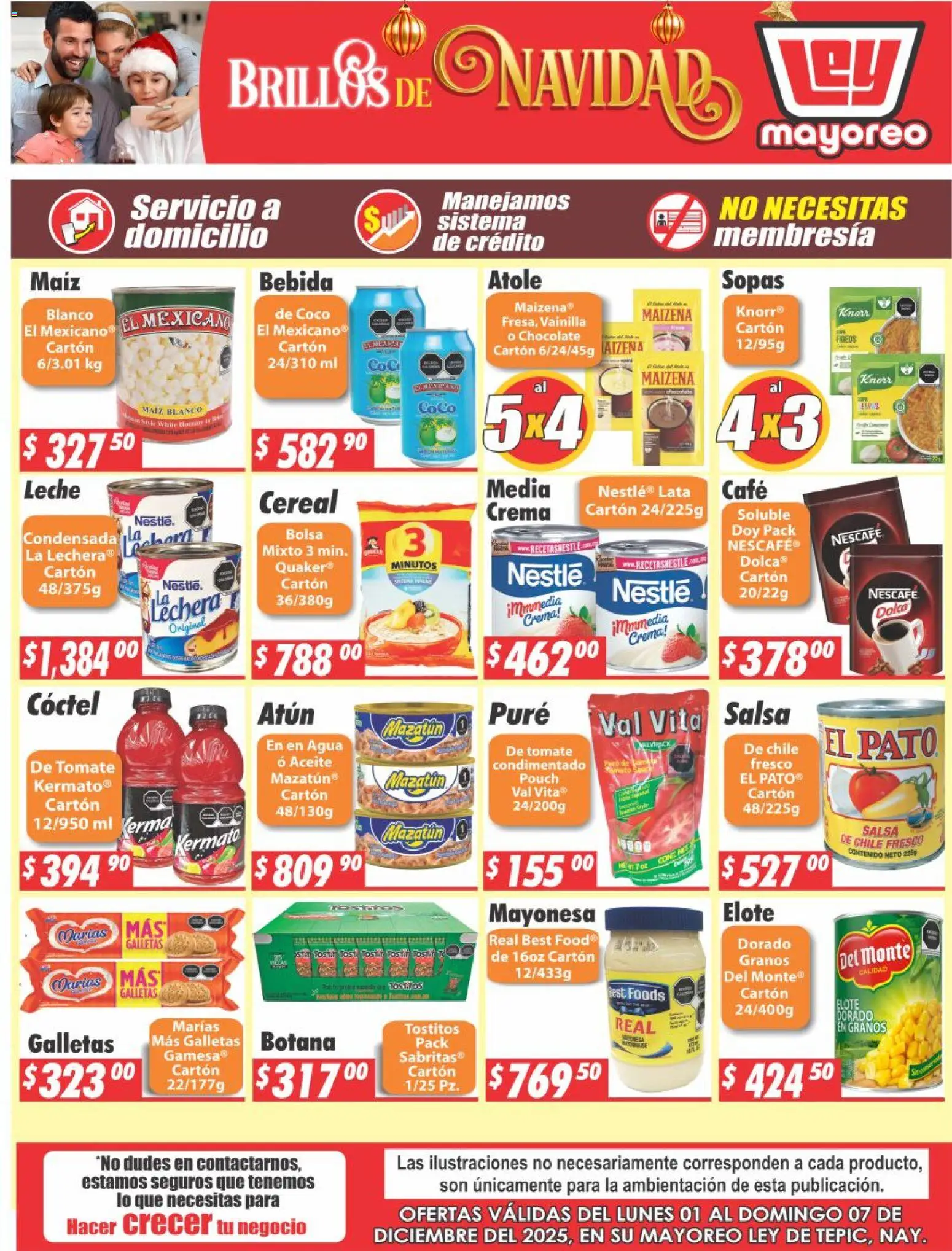 Casa Ley folleto Tepic - página 1- válido desde 01/12/2025