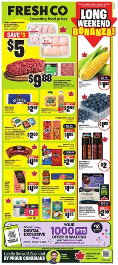Preview FreshCo weekly flyer / circulaire valid from Jul 31, 2025