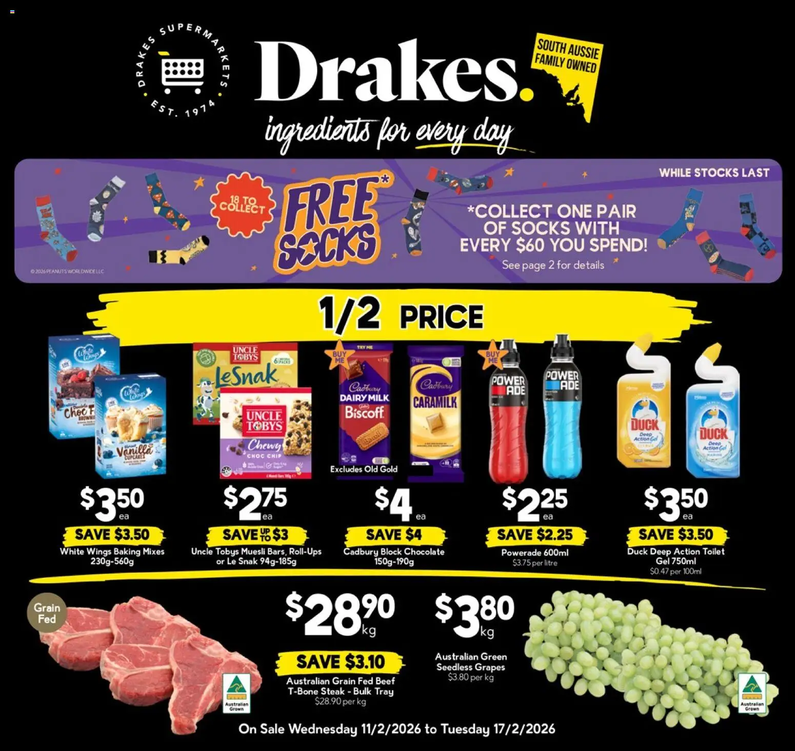 Drakes Catalogue SA - page 1- valid from 11/02/2026