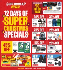 Supercheap Auto catalogue preview - valid from 03/12/2025