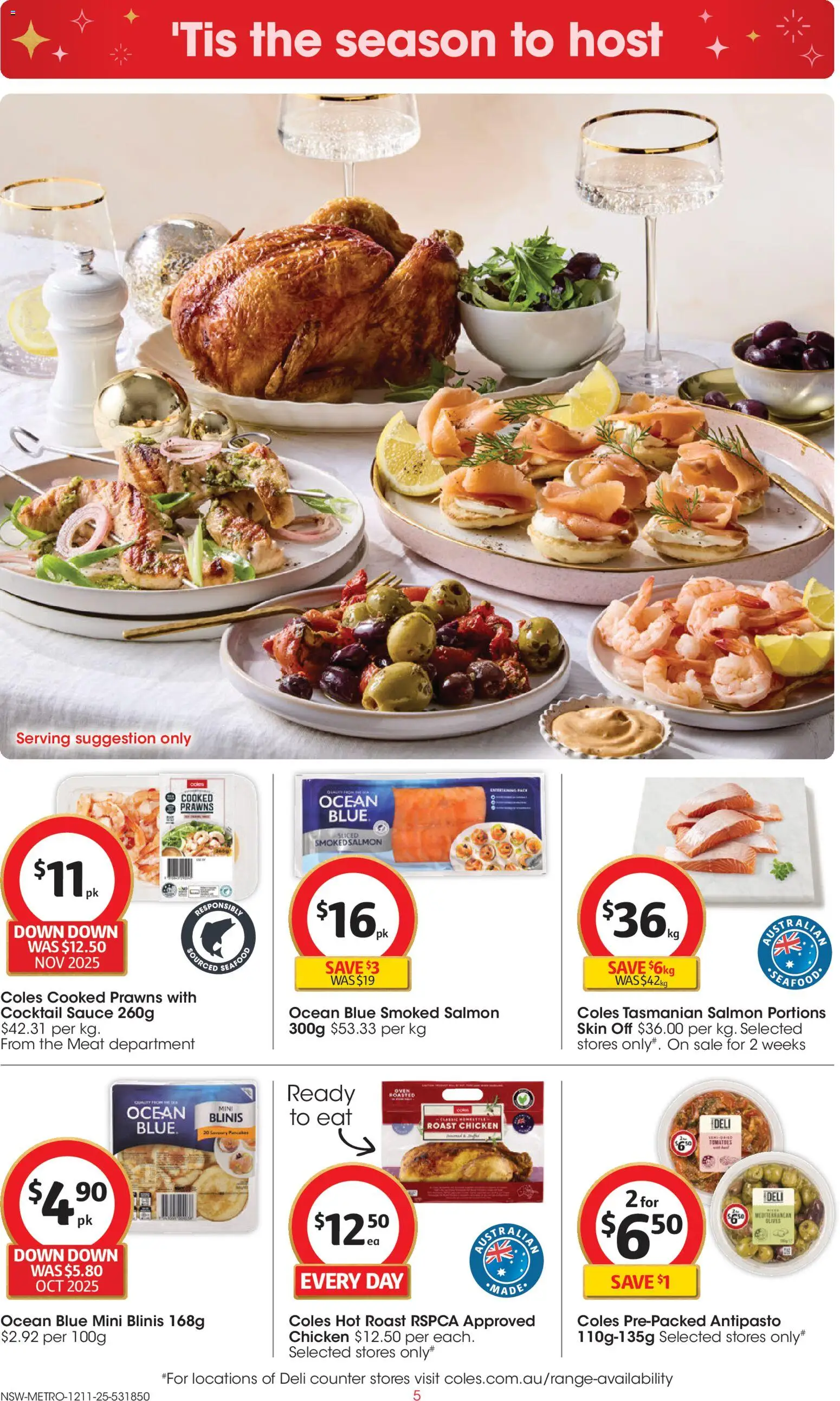 Coles Catalogue  - page 5- valid from 12/11/2025
