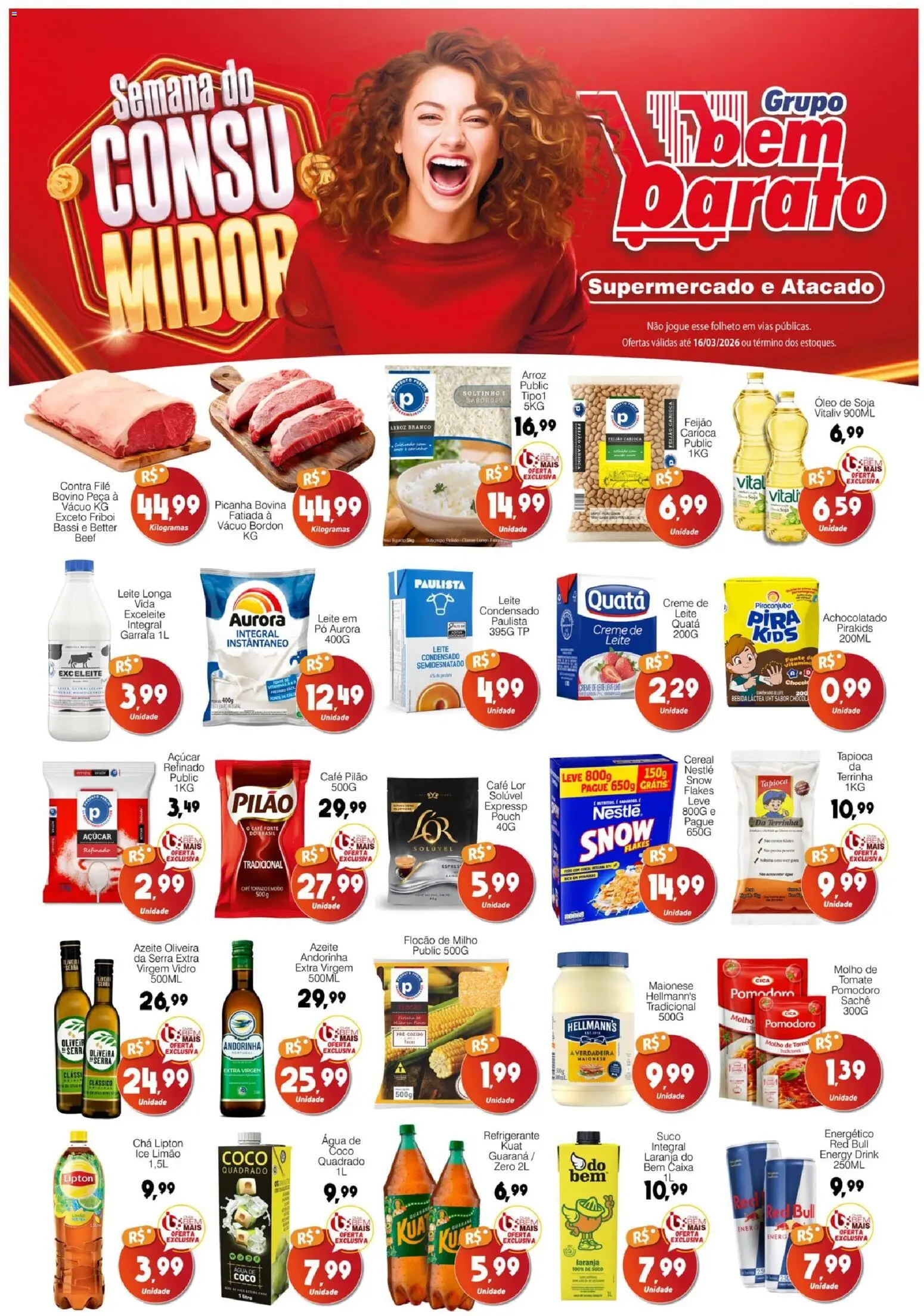 Supermercado Bem Barato - Ofertas da semana - página 1- válido a partir de 10/03/2026
