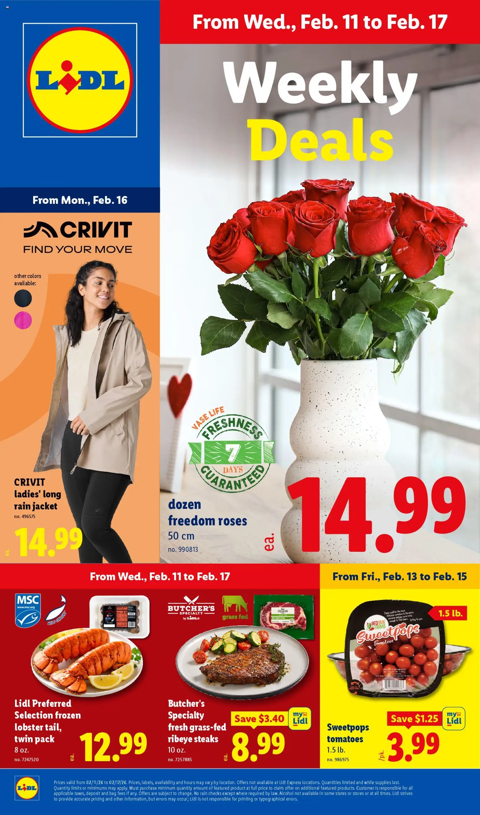 Lidl Weekly Ad - page 1- valid from 02/11/2026