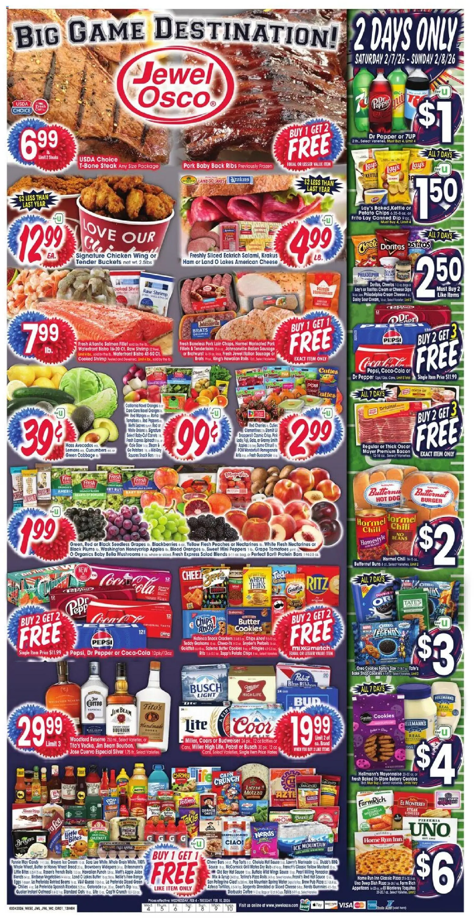 Jewel Osco Weekly Ad - IN - page 1- valid from 02/04/2026