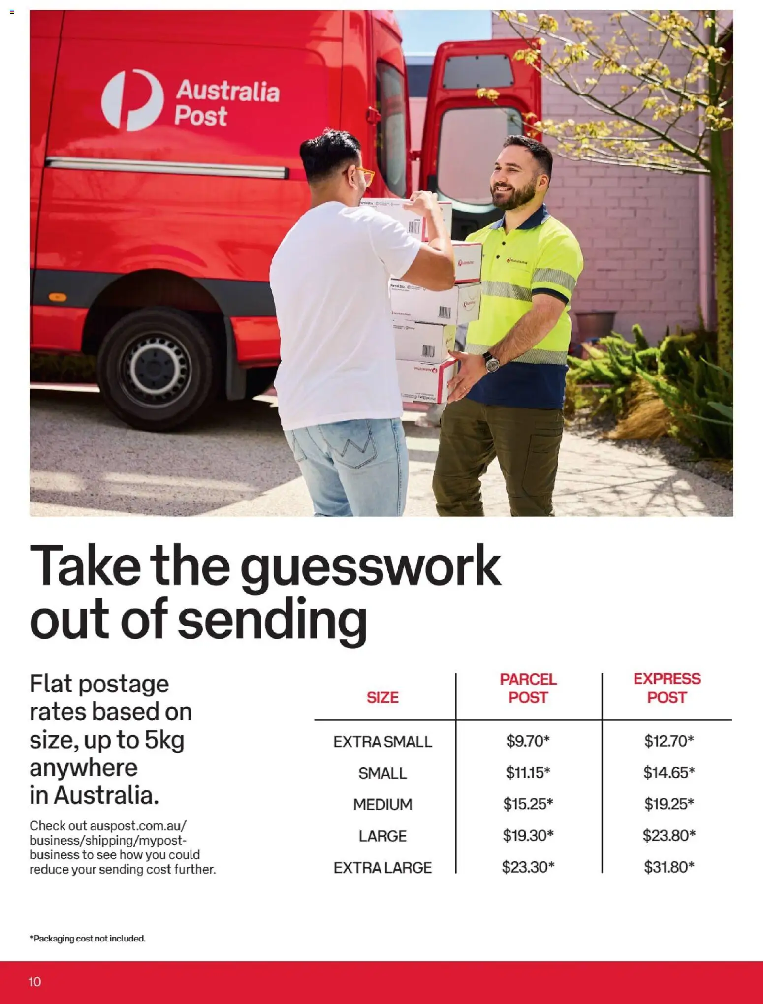 Australia Post Catalogue  - page 10- valid from 19/02/2026
