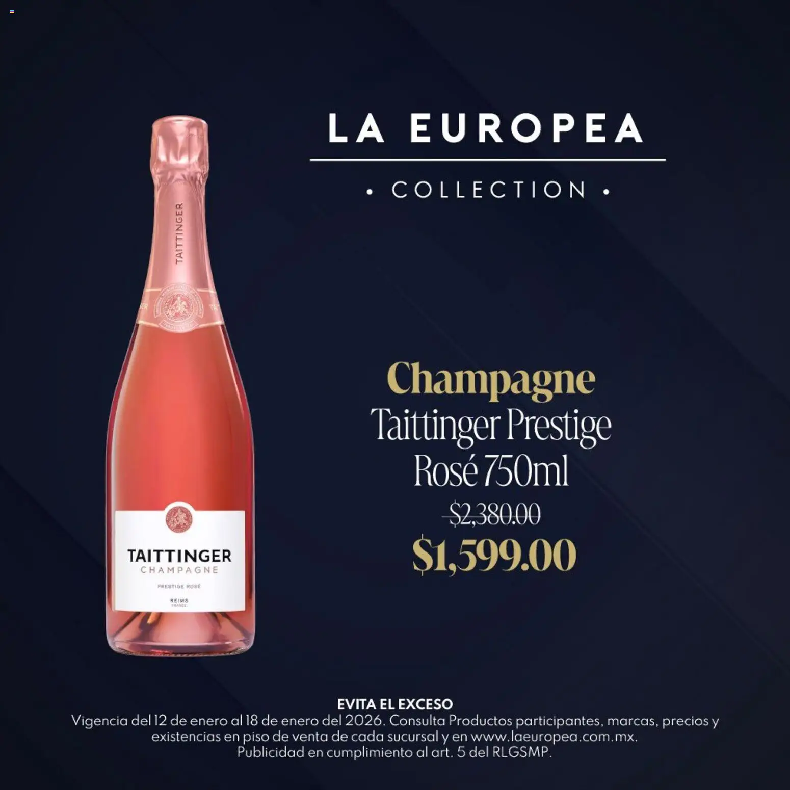 La Europea catálogo Vino precio especial - página 1- válido desde 12/01/2026