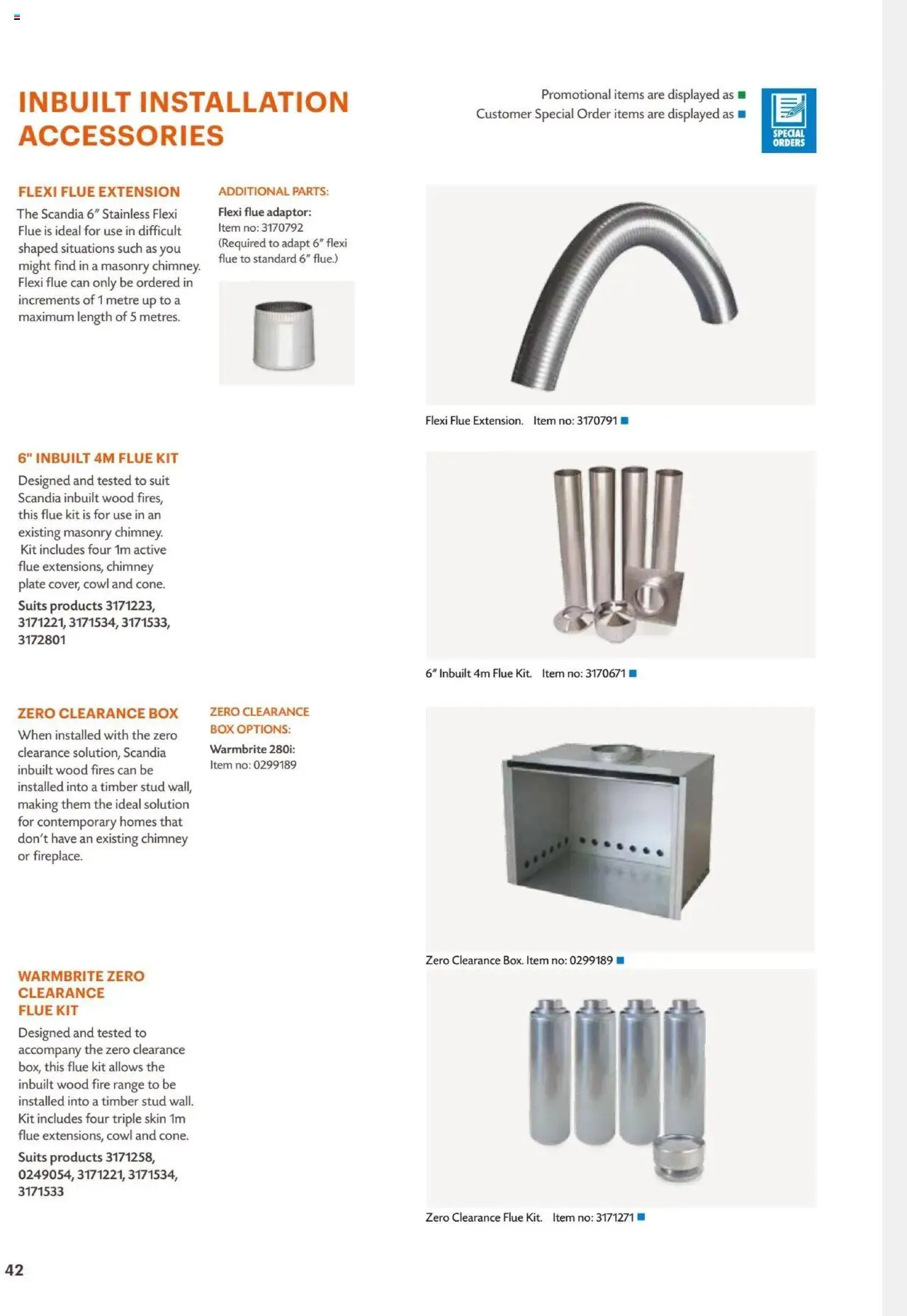 Bunnings Warehouse Scandia Range & Accessories Brochure 2025 - page 42- valid from 31/03/2025