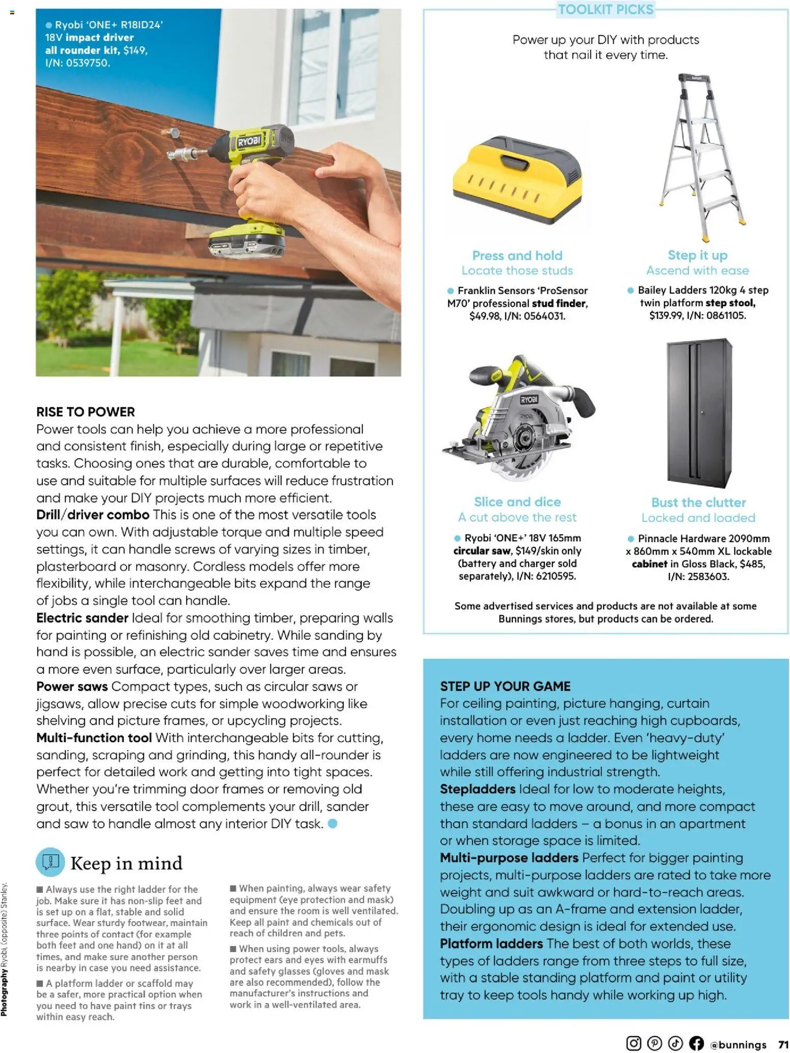 Catalogue Bunnings Warehouse January - page 71- valid from 01/01/2026