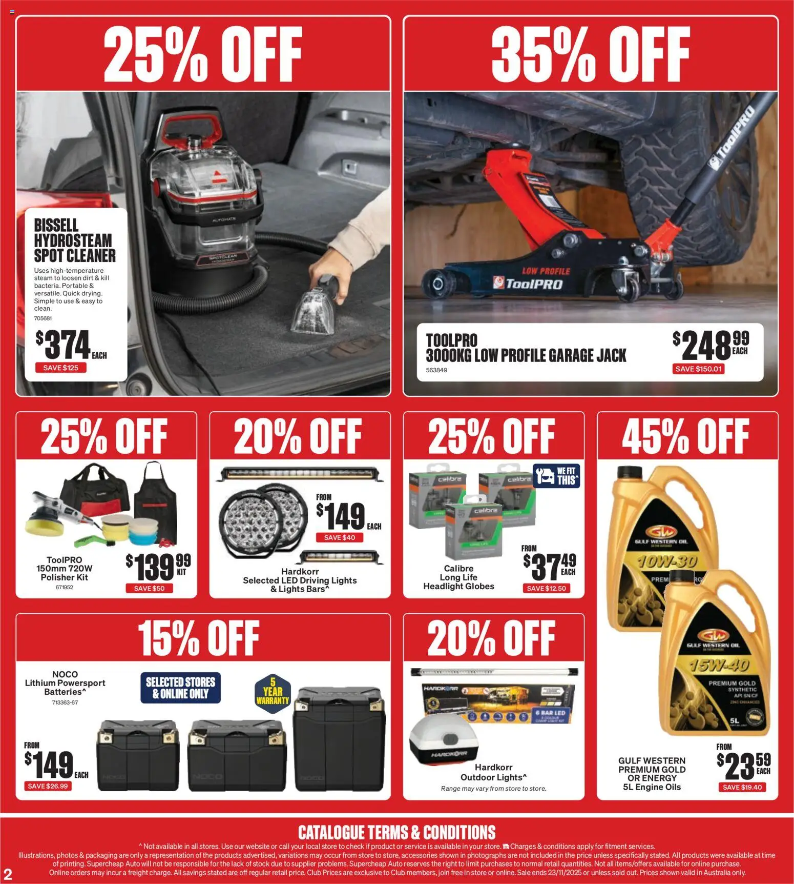 Supercheap Auto Black Friday - page 2- valid from 05/11/2025