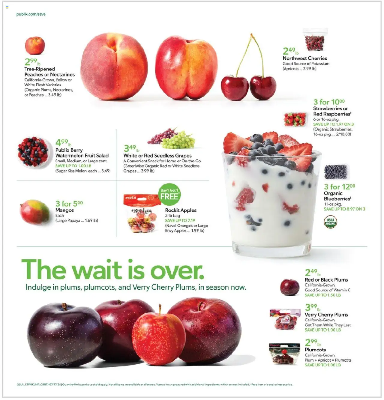 Publix Weekly Ad - page 6- valid from 07/16/2025