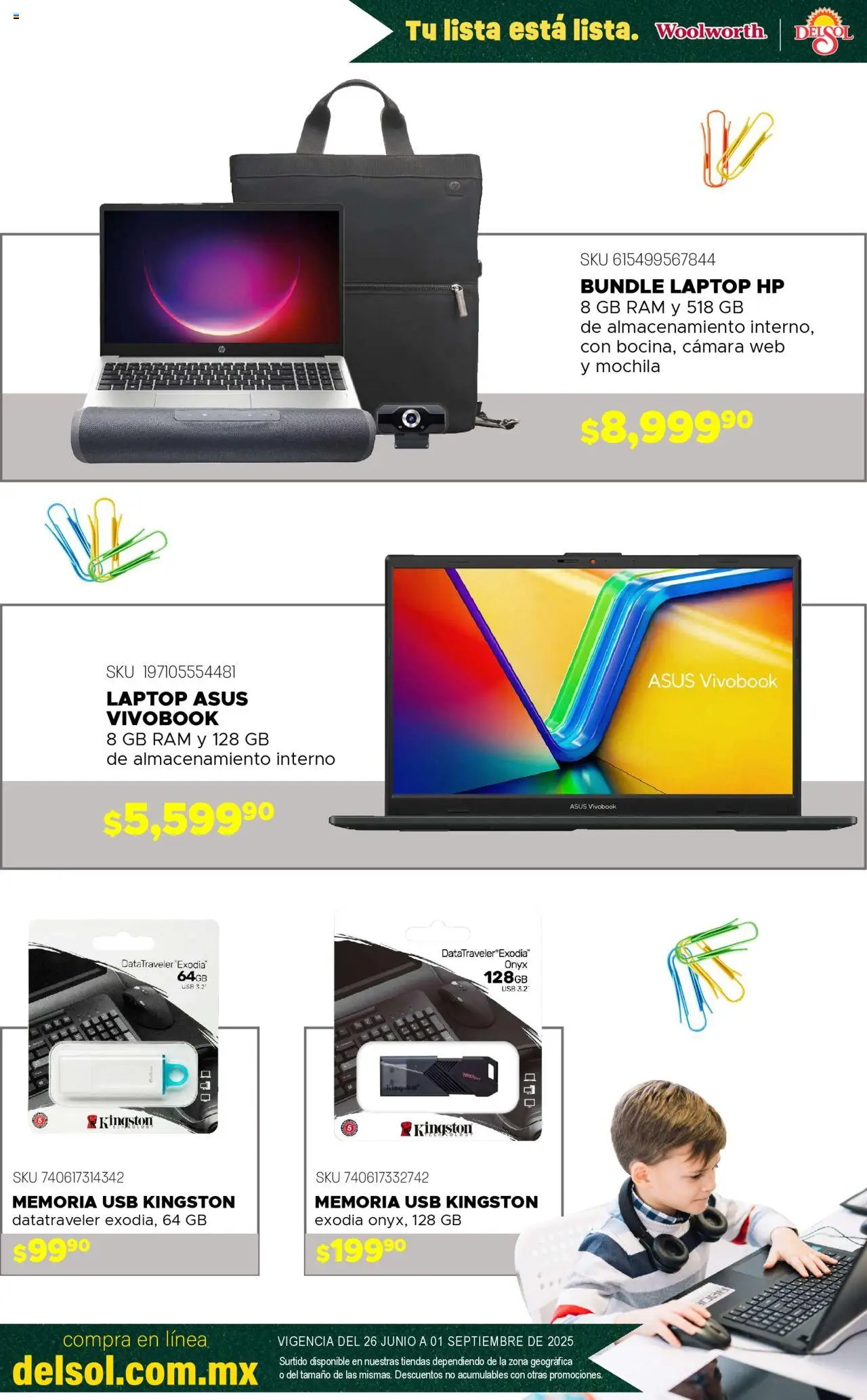 Del Sol y Woolworth catálogo Toda Tu Lista Está Lista En Tiendas - página 61- válido desde 26/06/2025