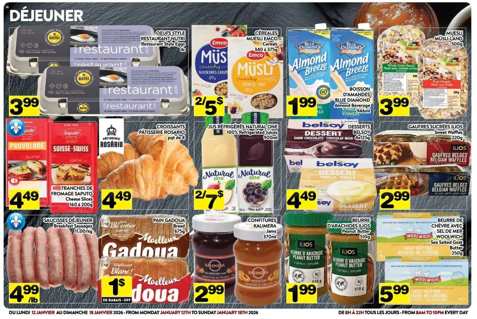 Pa Supermarché weekly flyer / circulaire - page 3- valid from Jan 12, 2026