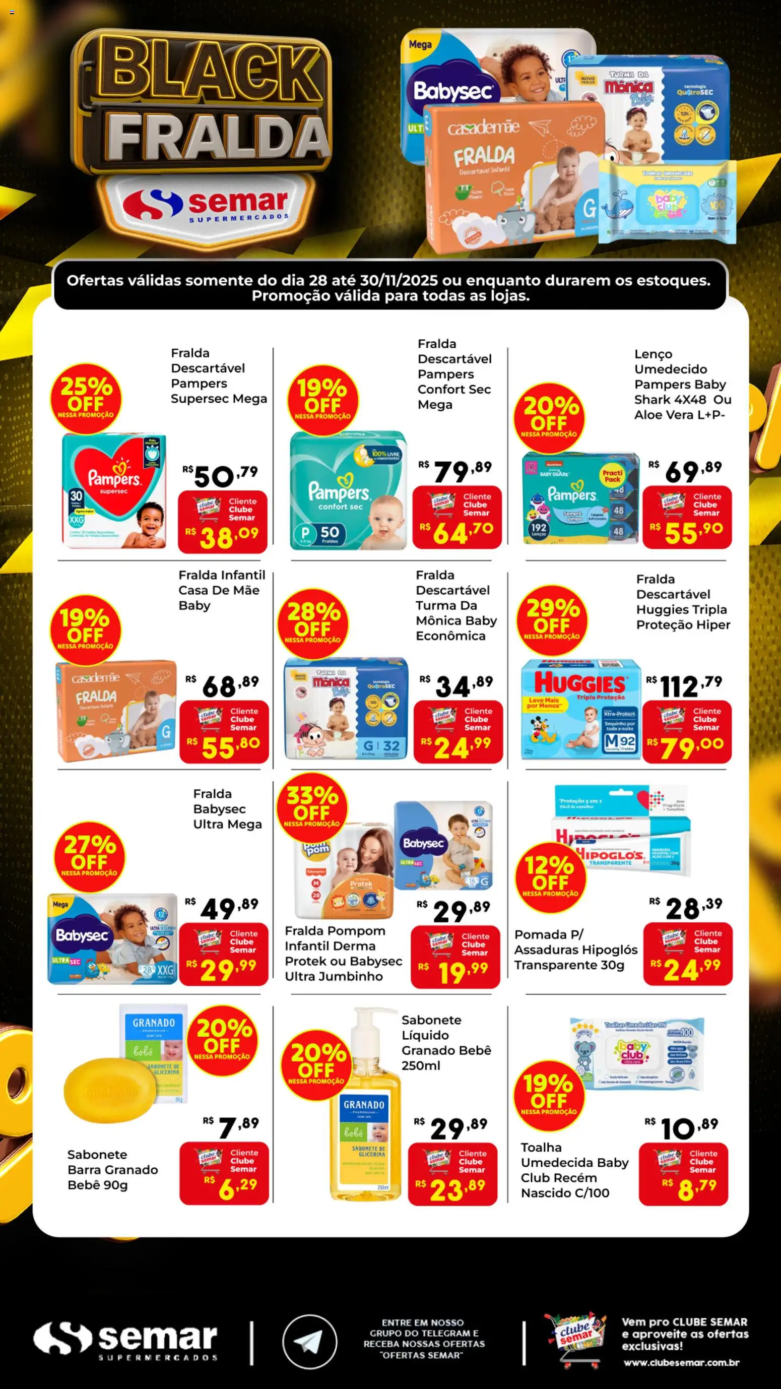 Semar Supermercado - Ofertas da semana - página 1- válido a partir de 28/11/2025
