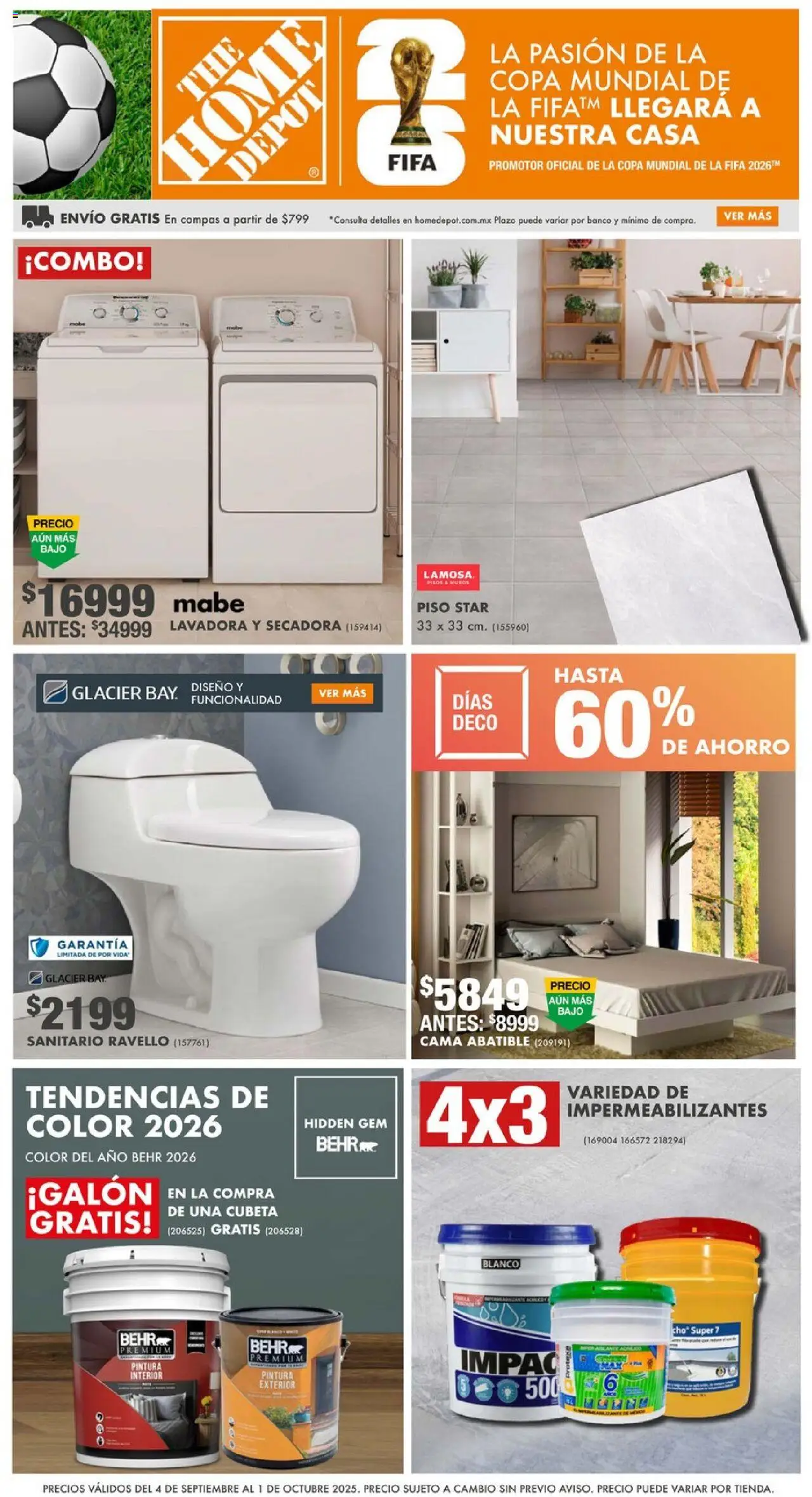 Home Depot - Catálogo - página 1- válido desde 04/09/2025