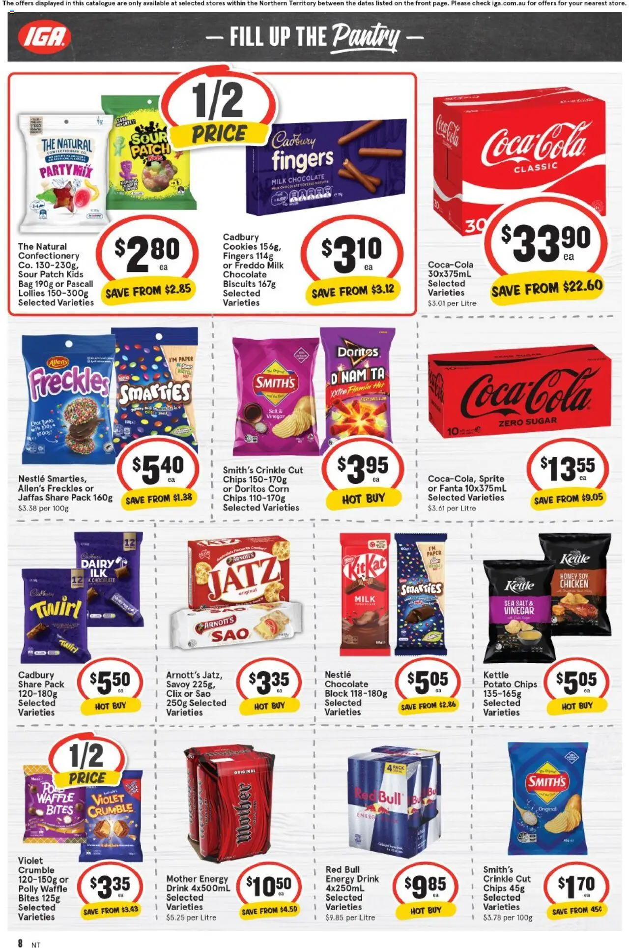 IGA Catalogue NT - page 8- valid from 16/07/2025