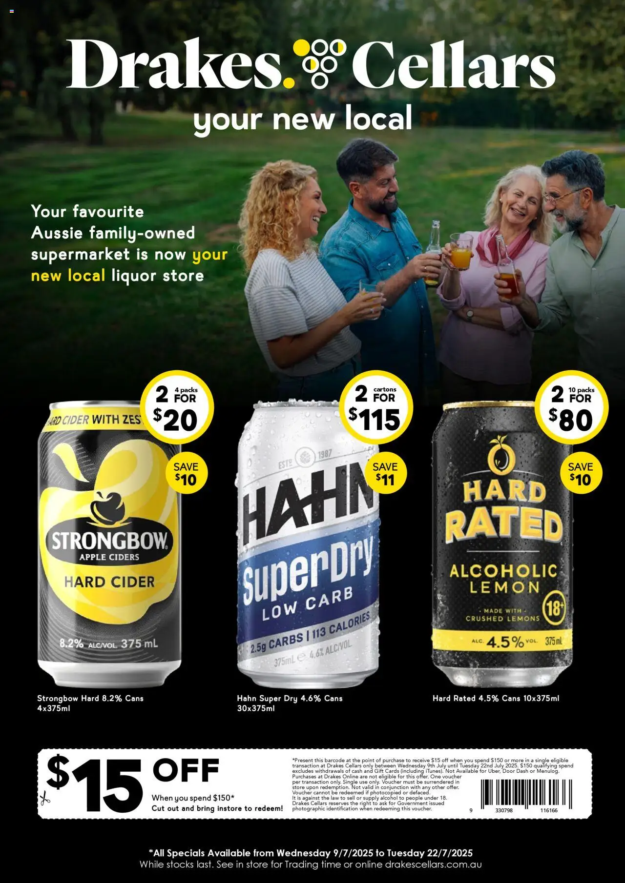 Drakes Black Cellars - page 1- valid from 09/07/2025