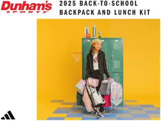 Preview Dunham's Sports Adidas Backpack & Lunch Kit Guide valid from 07/17/2025