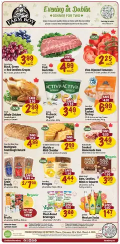 Preview Farm Boy weekly flyer / circulaire valid from Feb 26, 2026