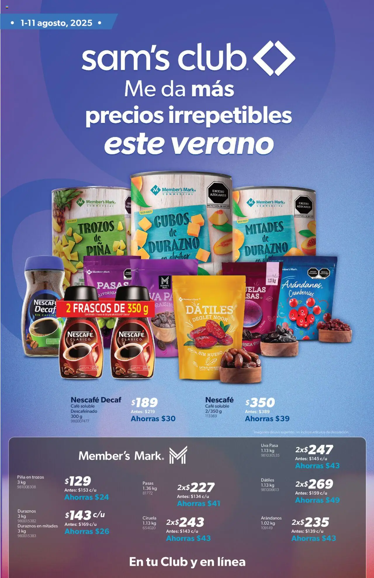 Sam's Club - Catálogo - página 1- válido desde 01/08/2025