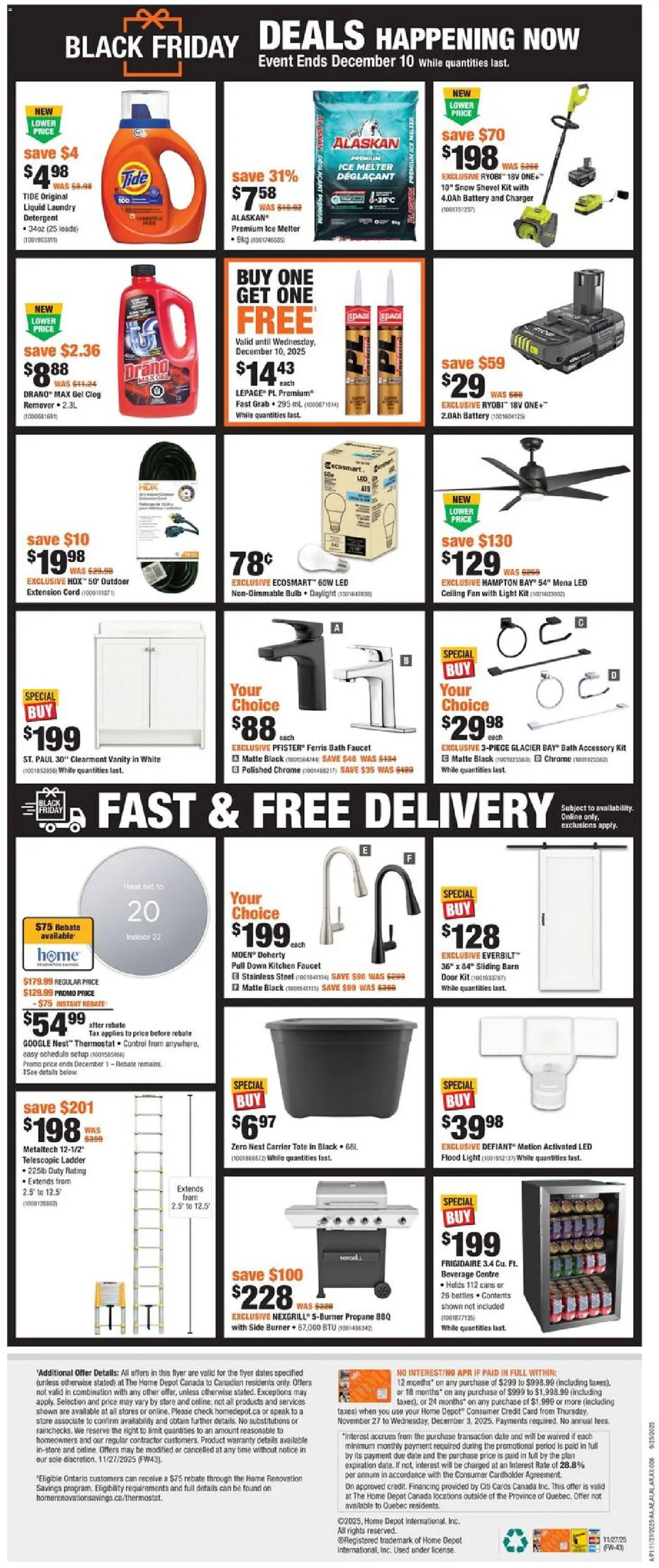 Home Depot - Black Friday  - page 2- valid from Nov 27, 2025