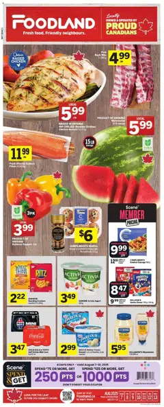 Preview Foodland weekly flyer / circulaire valid from Aug 7, 2025