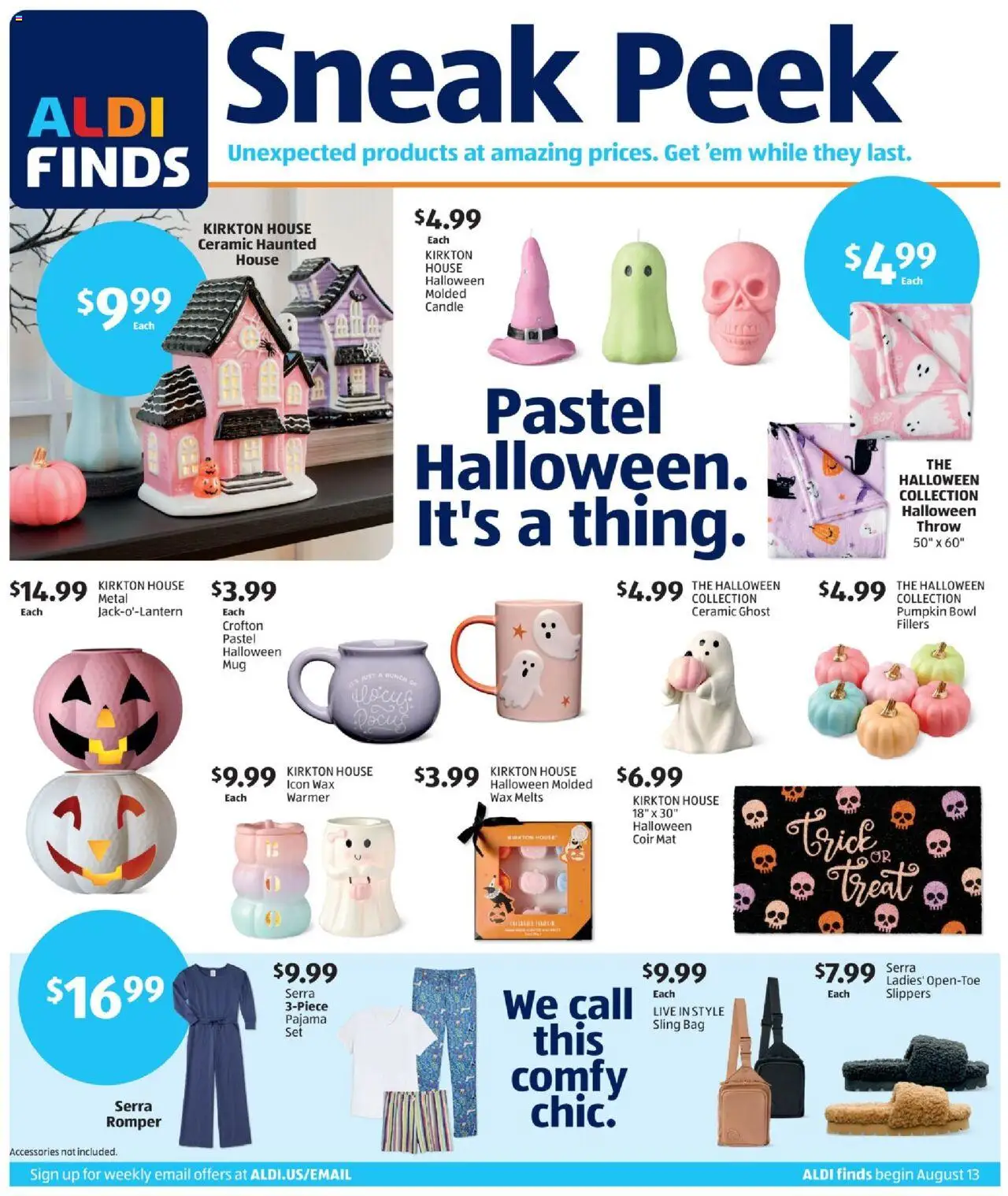 Aldi In Store Ad - page 1- valid from 08/13/2025