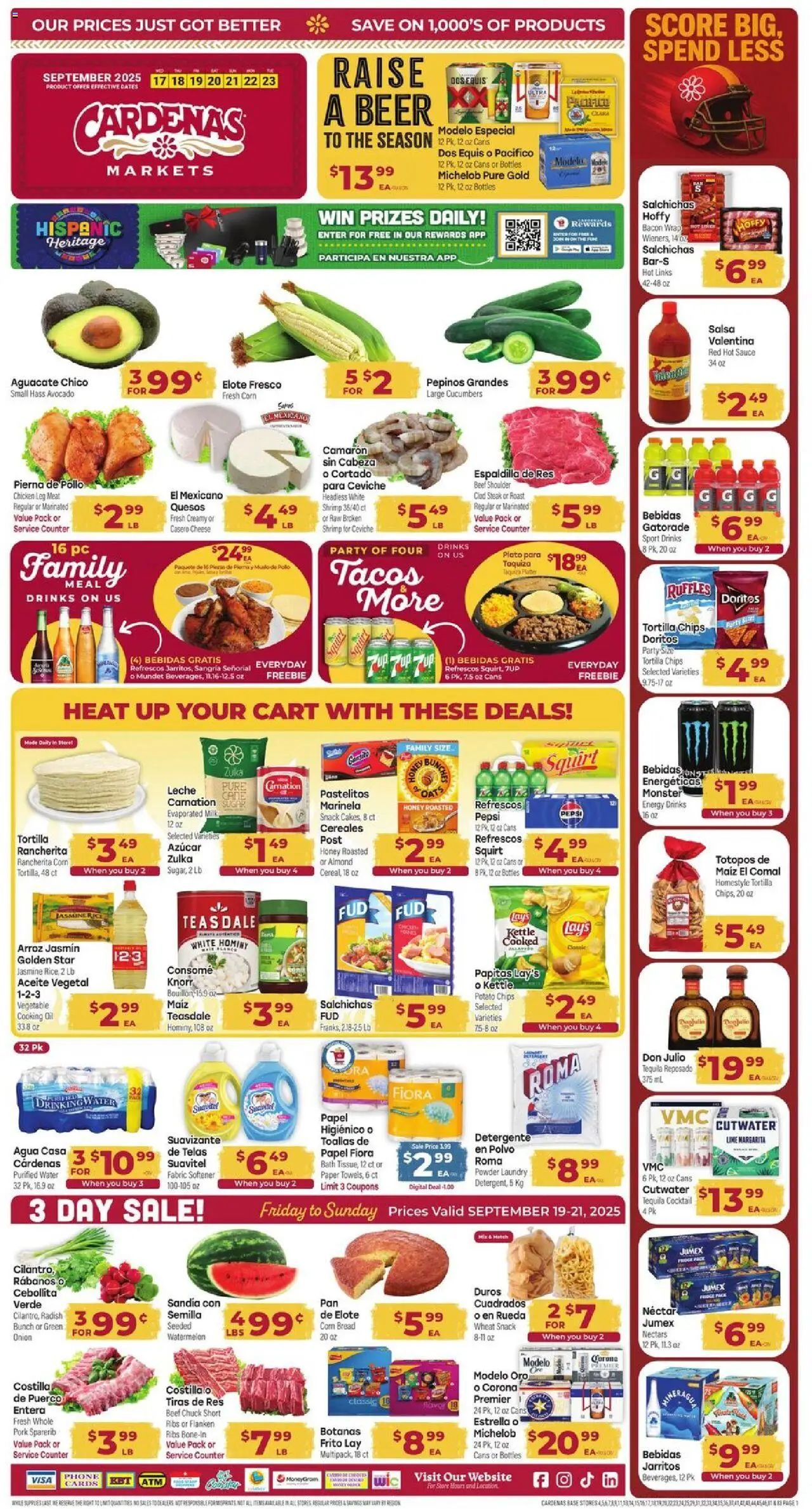 Cardenas Weekly Ad - CA - page 1- valid from 09/17/2025