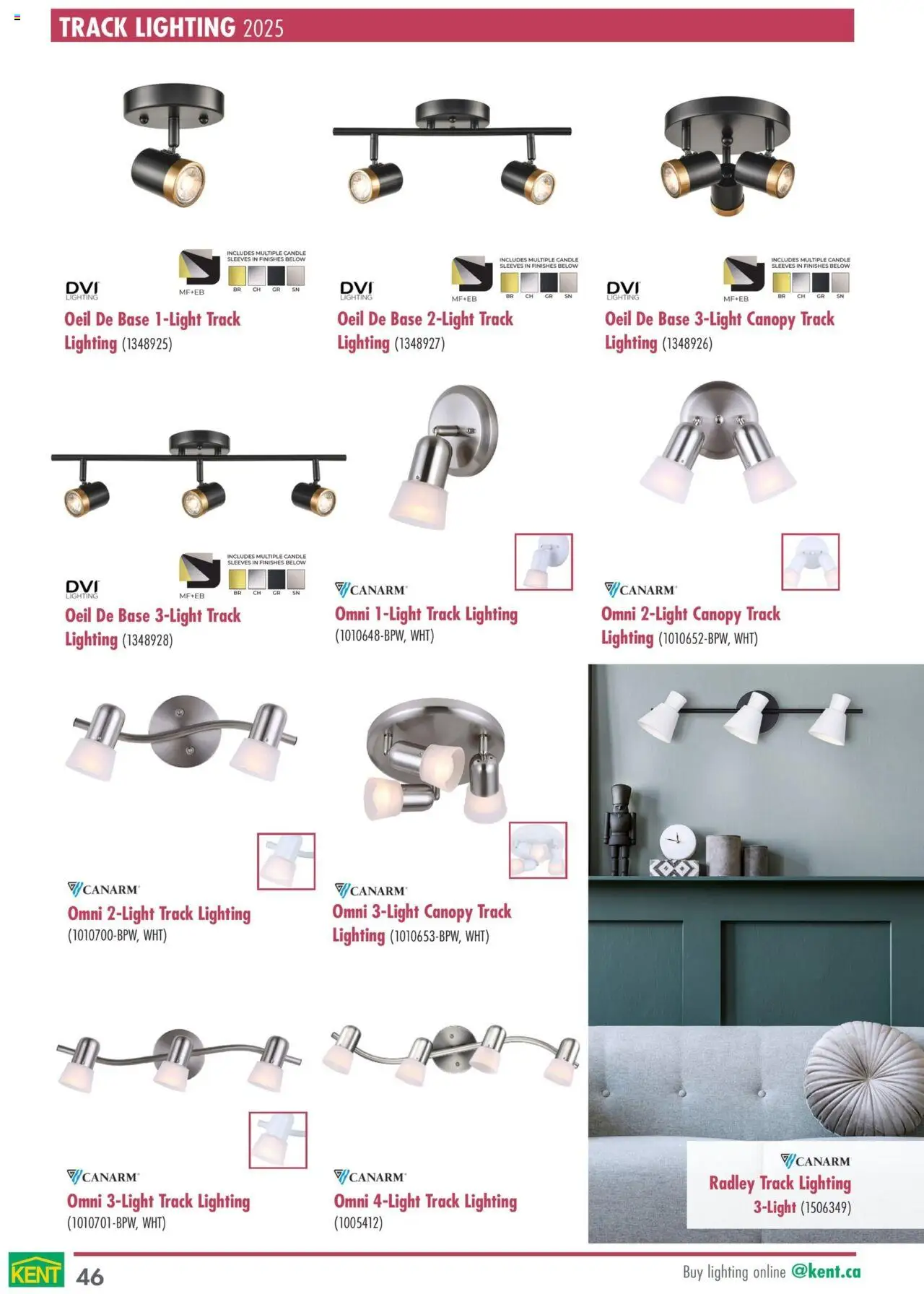 Kent - Lighting Catalogue 2025 - page 46- valid from Mar 1, 2025