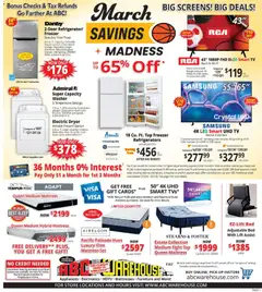 Preview ABC Warehouse Weekly Ad valid from 03/15/2026