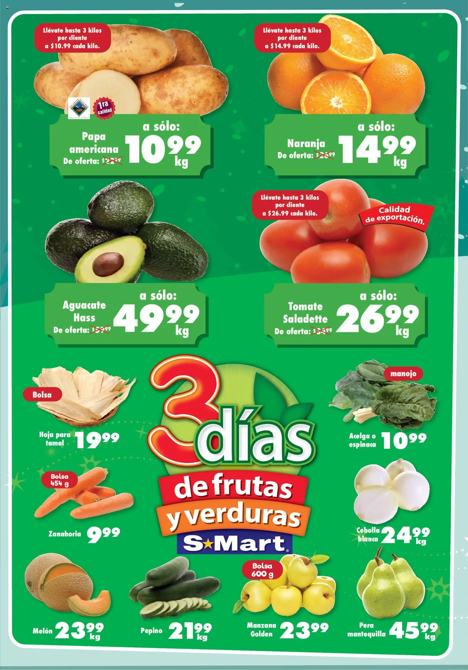 S-Mart folleto Juárez - página 1- válido desde 09/12/2025