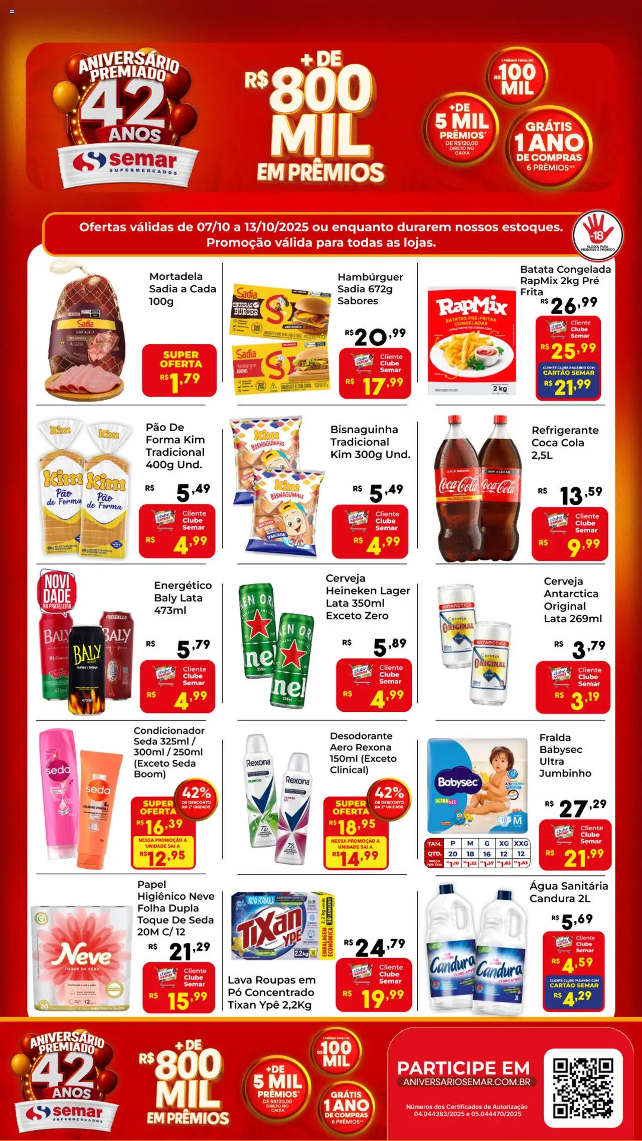 Semar Supermercado - Ofertas da semana - página 1- válido a partir de 07/10/2025
