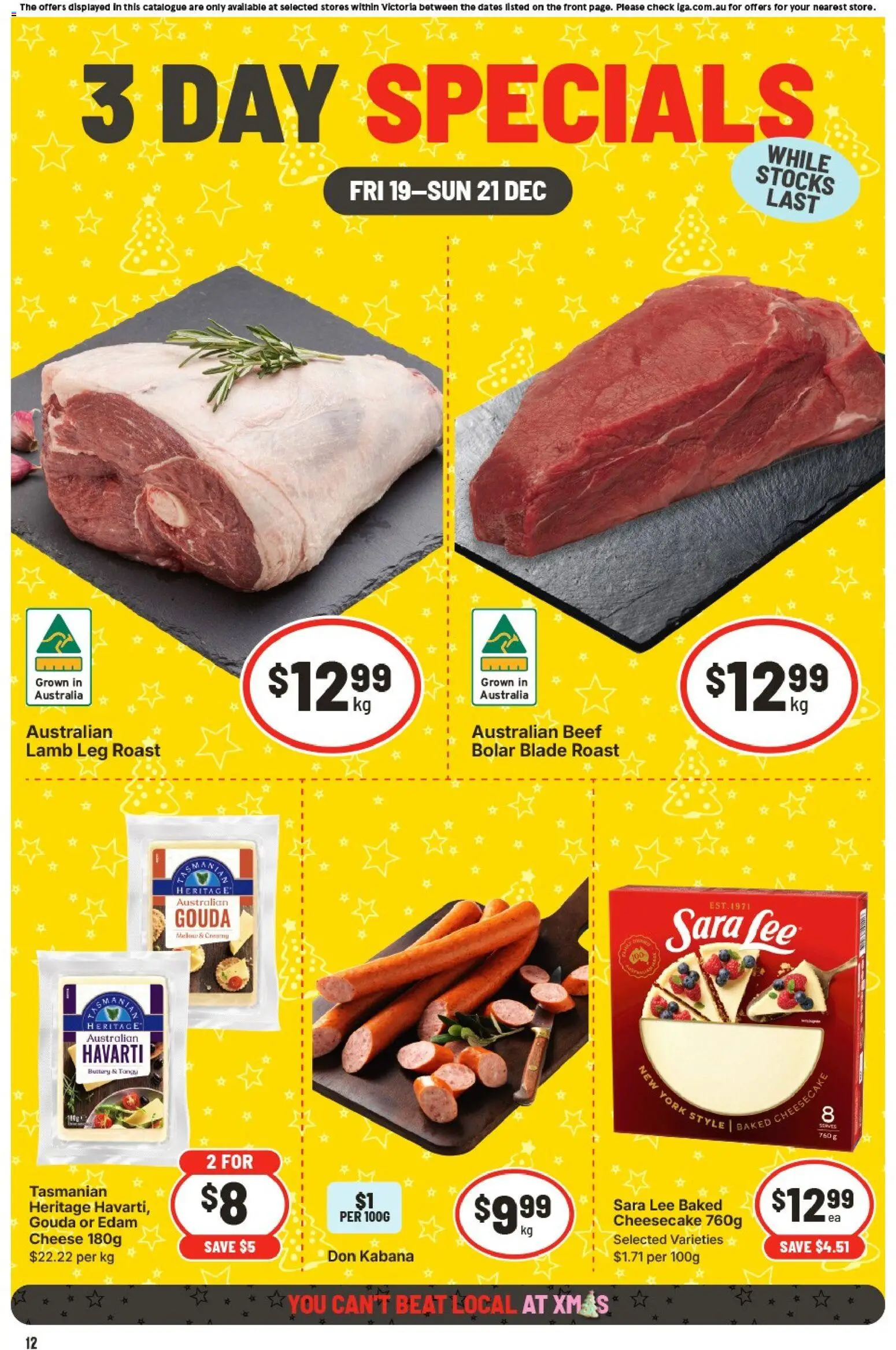 IGA - 3 Day Specials VIC - page 1- valid from 19/12/2025