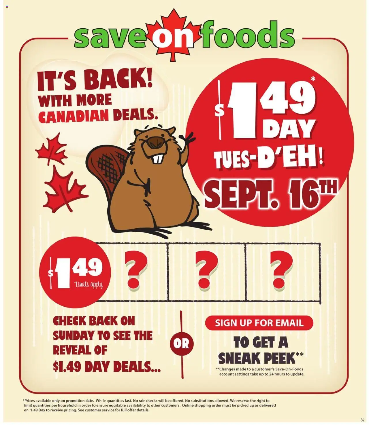 Save on foods weekly flyer / circulaire - page 1- valid from Sep 11, 2025