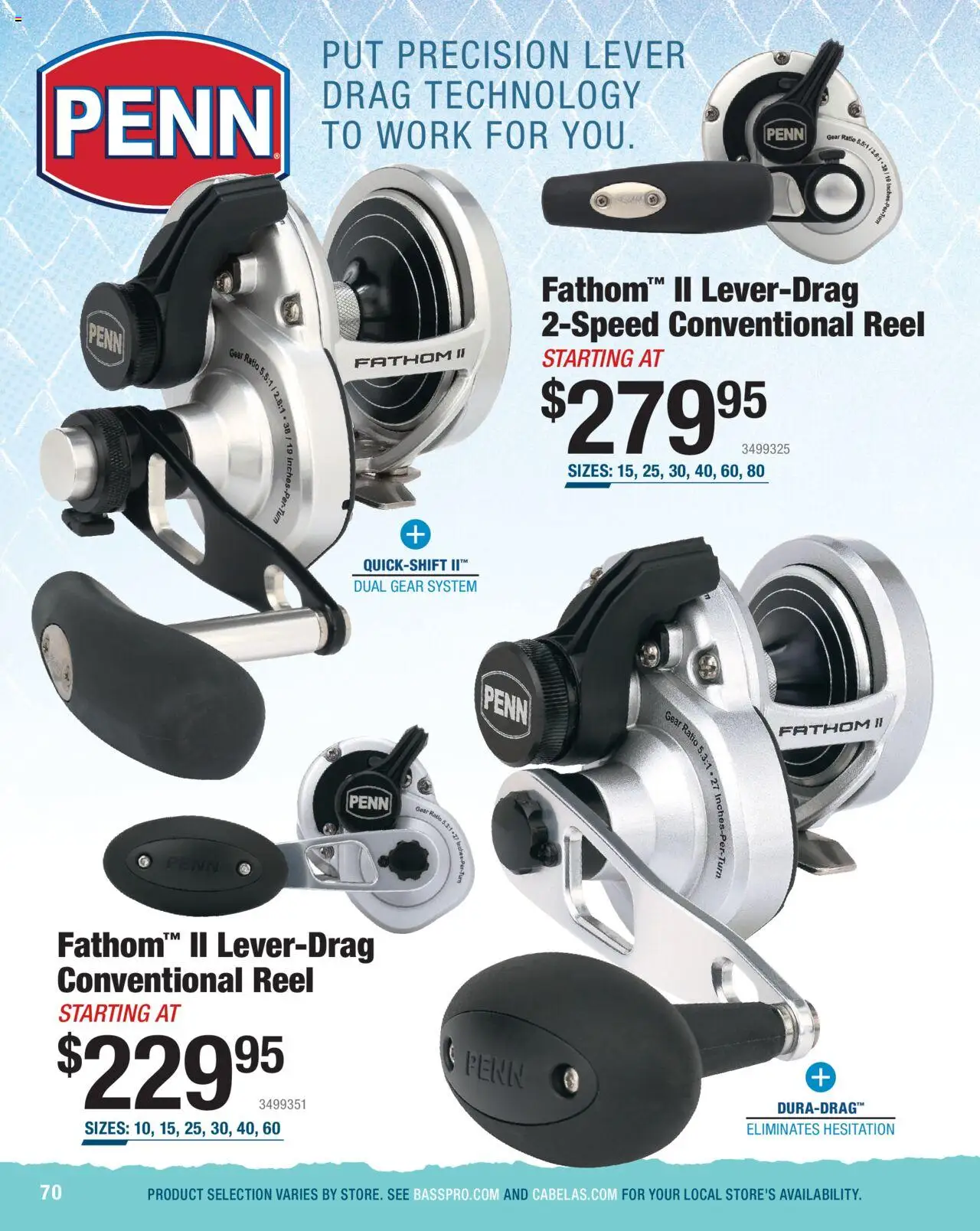 Cabela's Saltwater Specialist 25 - page 70- valid from 01/01/2025