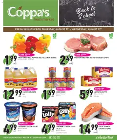 Preview Coppas Fresh Market weekly flyer / circulaire valid from Aug 21, 2025