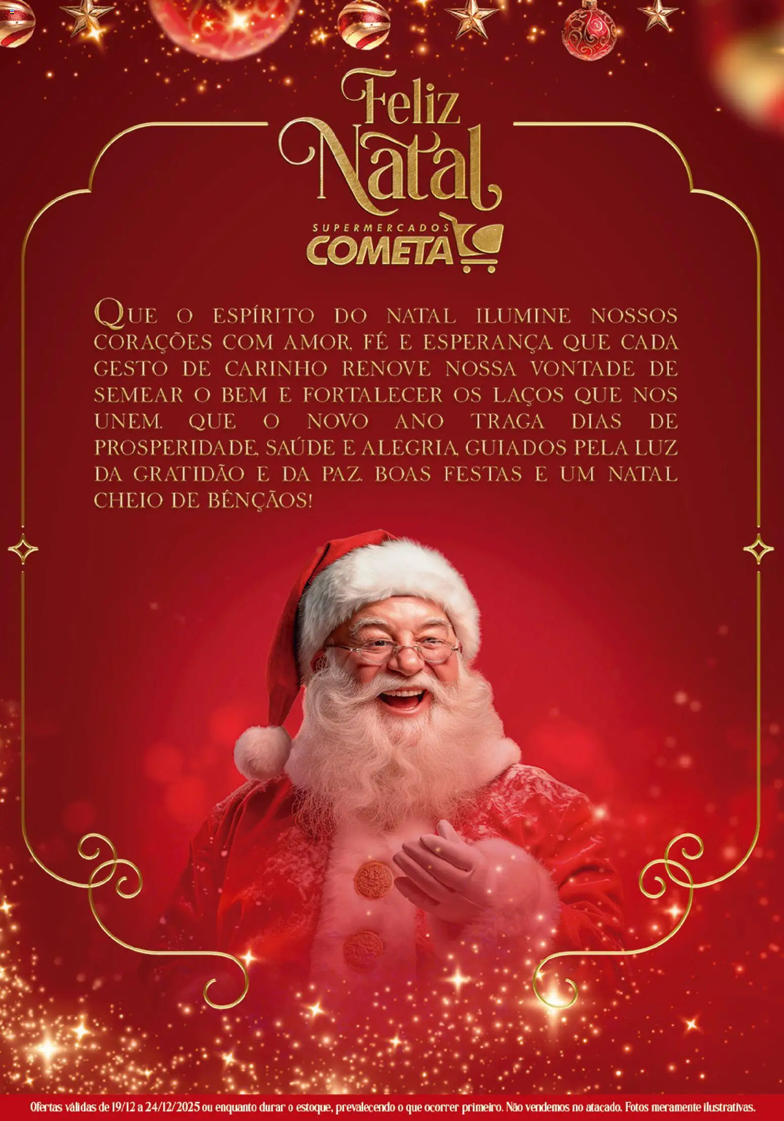 Cometa Supermercados - Ofertas de Natal - página 1- válido a partir de 19/12/2025
