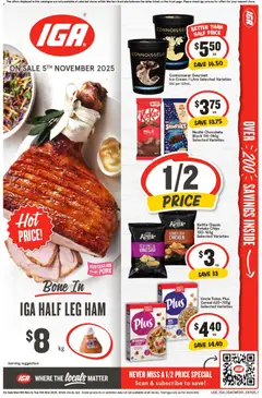 IGA catalogue preview - valid from 05/11/2025
